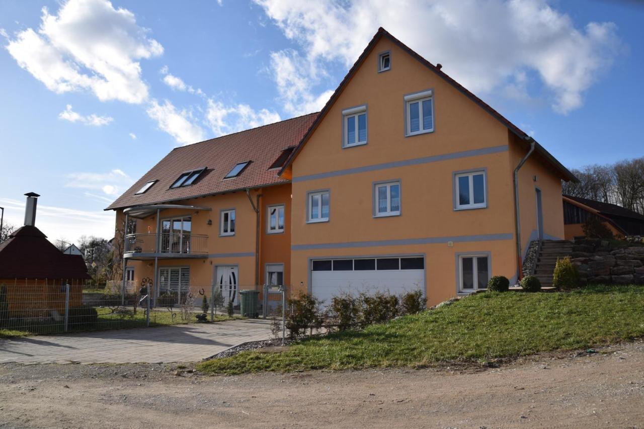 Apartmán Pferdefreunde Loberhof Weihenzell Exteriér fotografie
