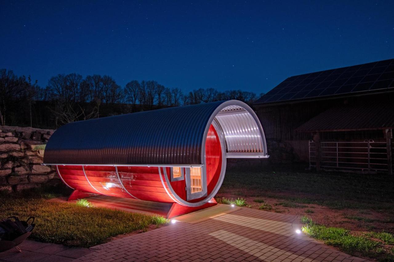 Apartmán Pferdefreunde Loberhof Weihenzell Exteriér fotografie
